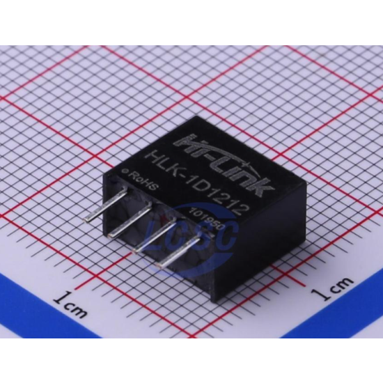 B1212S-1WR3 	 1W Isolated Non-Regulated Single-Output DC/DC Module Power Supply with Fixed Voltage Input