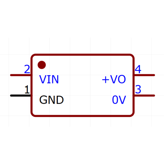 Przetwornica izolowana DC/DC z 24V na 5V B2405S-1WR2 Moc 1W