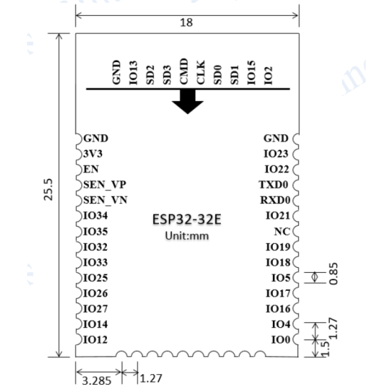 ESPRESSIF ESP32-WROOM-32-N4