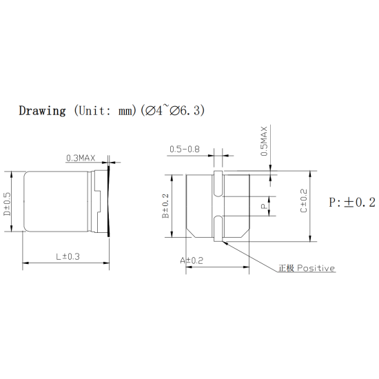 100uF 16V ±20% aluminiowy kondensator elektrolityczny