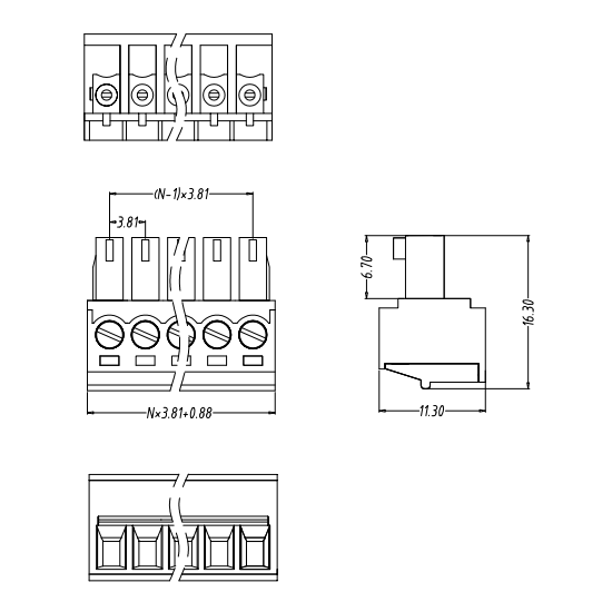 MX15EDGK-3.5-02P-GN01-Cu-Y-A EB5A-02-A Raster3,5mm